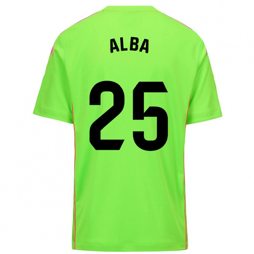 Danxen Mænd Alba Acebes Rodríguez #25 Lirme Dyb Pink Målmandstrøje 2025/26 Trøje T-shirt