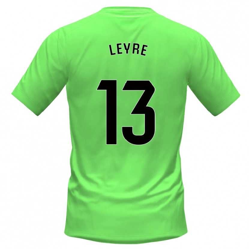 Danxen Mænd Leyre Sánchez López #13 Grøn Sort Målmandstrøje 2025/26 Trøje T-shirt