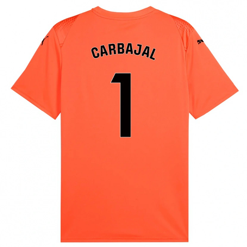 Danxen Mænd Cristina Díaz Carbajal #1 Orange Sort Rød Målmandstrøje 2025/26 Trøje T-shirt