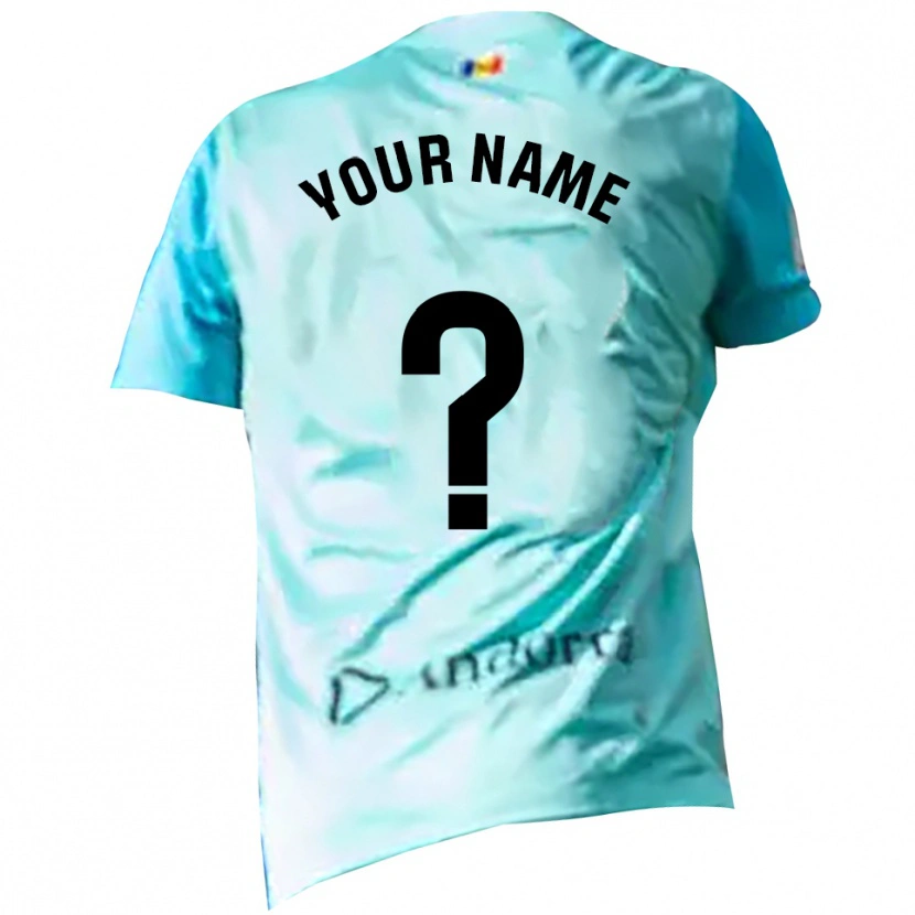 Danxen Mænd FC Andorra Cyan Sort Målmandstrøje 2025/26 Trøje T-shirt