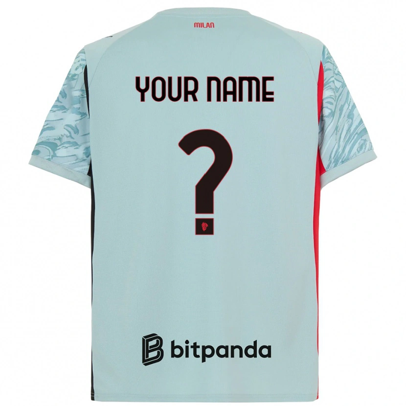 Danxen Mænd AC Milan Lyseblå Rød Målmandstrøje 2025/26 Trøje T-shirt