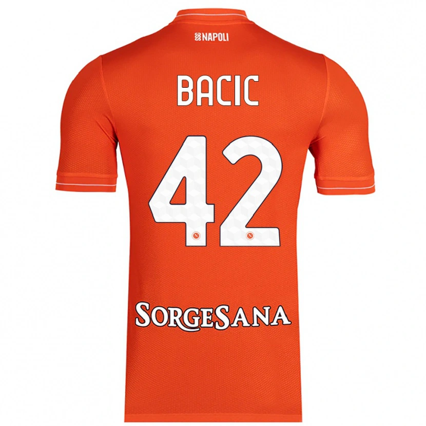 Danxen Mænd Doris Bačić #42 Orange Rød Hvid Målmandstrøje 2025/26 Trøje T-shirt