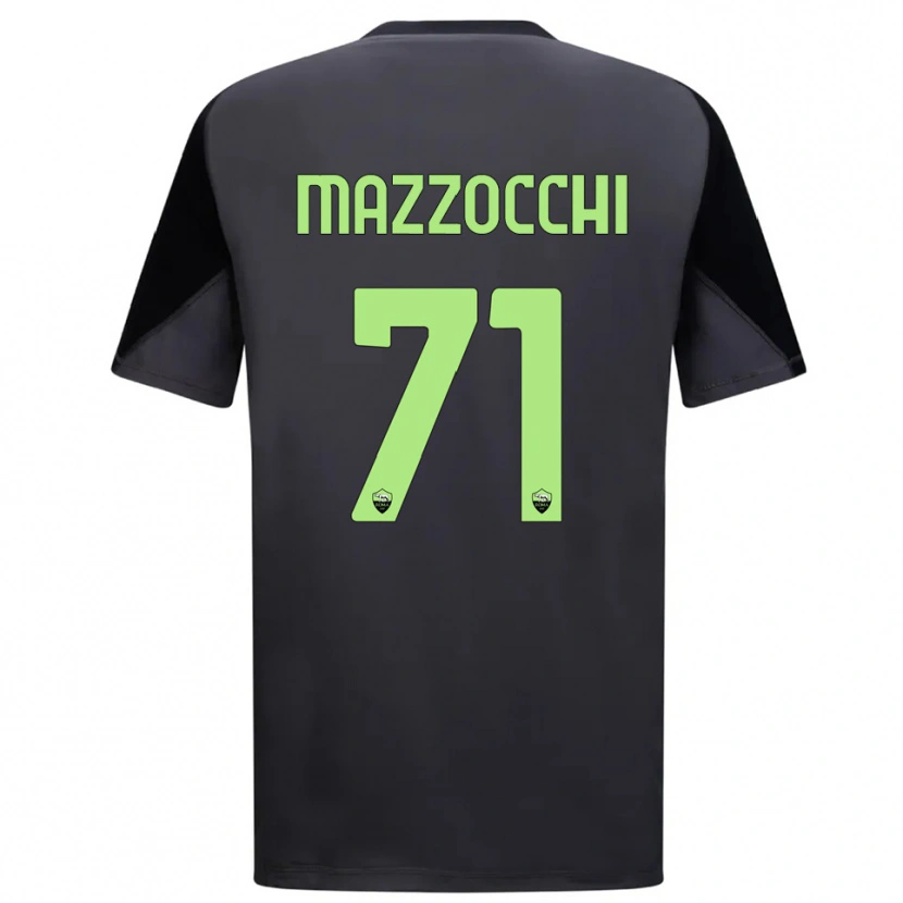 Danxen Mænd Giulia Mazzocchi #71 Sort Lysegrøn Målmandstrøje 2025/26 Trøje T-shirt