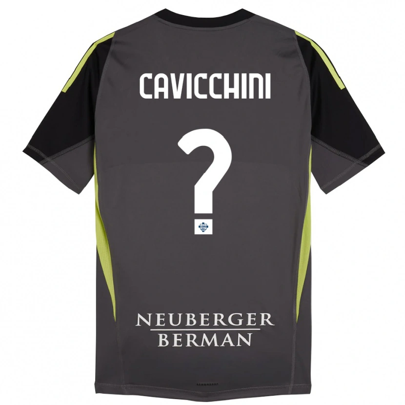 Danxen Mænd Leonardo Cavicchini #0 Sort Lysegrøn Målmandstrøje 2025/26 Trøje T-shirt