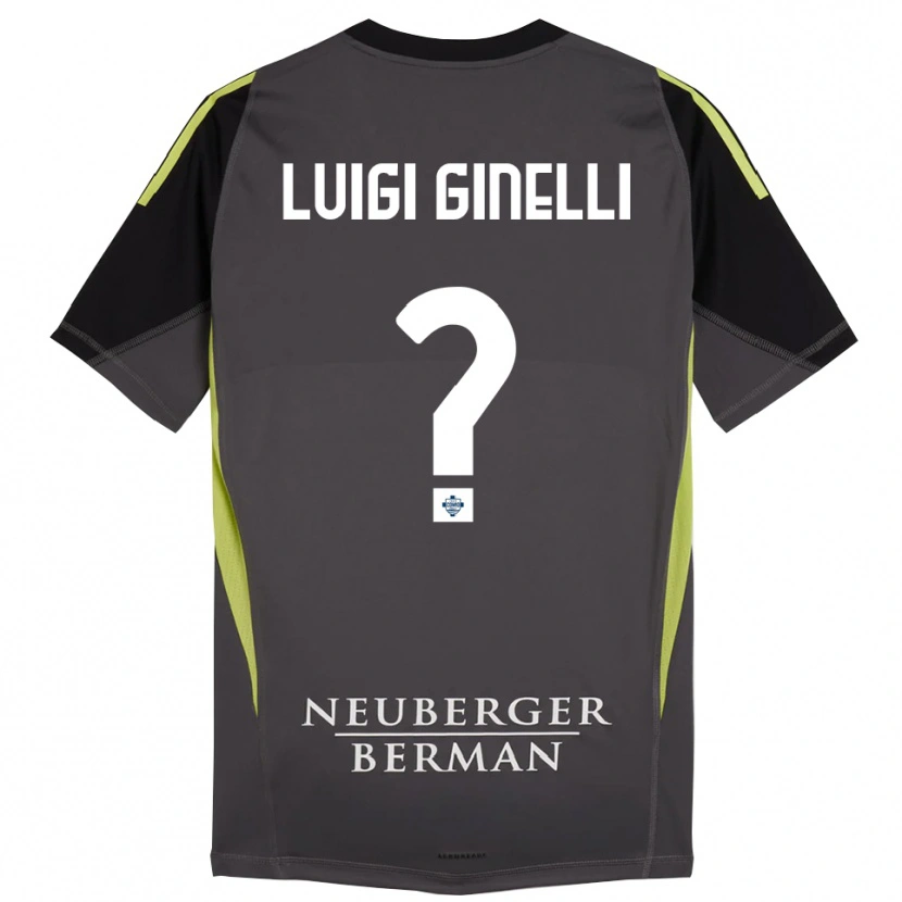 Danxen Mænd Lorenzo Luigi Ginelli #0 Sort Lysegrøn Målmandstrøje 2025/26 Trøje T-shirt