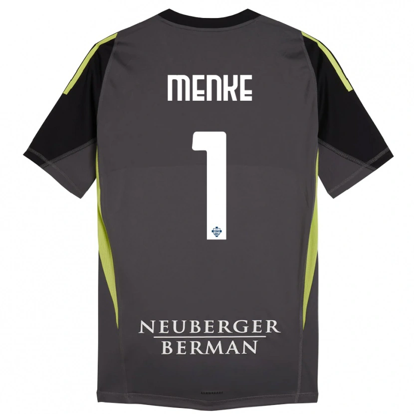 Danxen Mænd Henrique Menke #1 Sort Lysegrøn Målmandstrøje 2025/26 Trøje T-shirt