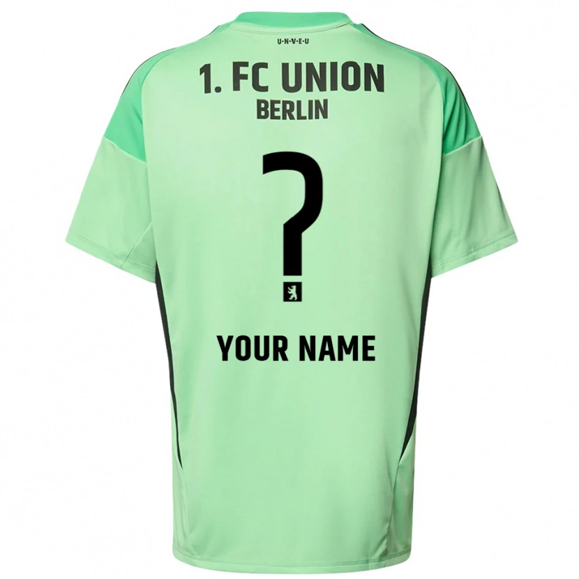 Danxen Mænd 1. FC Union Berlin Lys Grøn Sort Målmandstrøje 2025/26 Trøje T-shirt