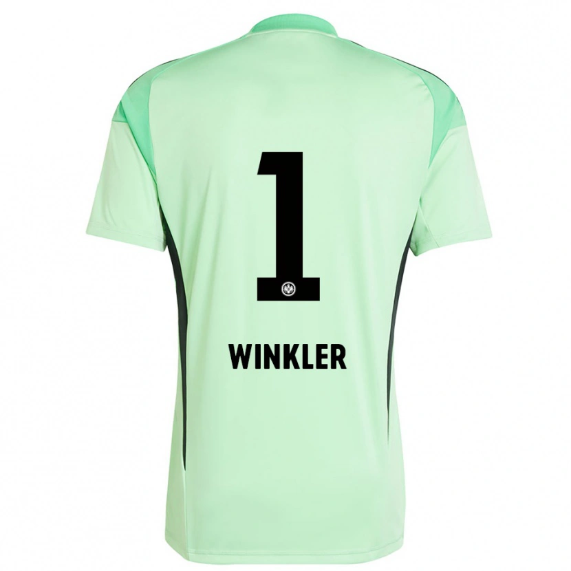 Danxen Mænd Sophia Winkler #1 Lys Grøn Sort Målmandstrøje 2025/26 Trøje T-shirt