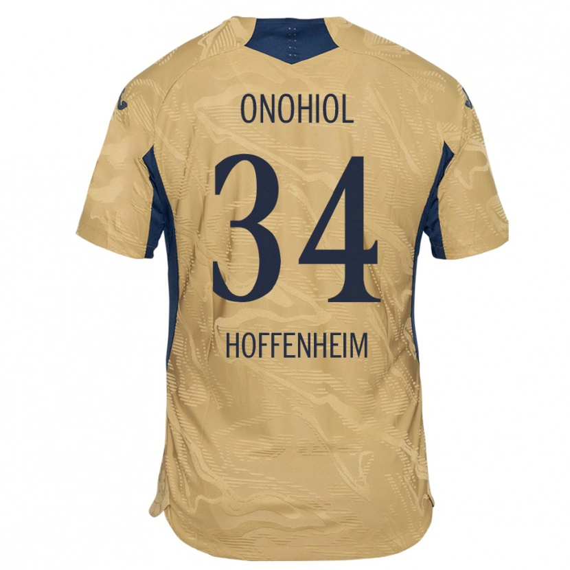 Danxen Mænd Yannick Onohiol #34 Tan Sort Målmandstrøje 2025/26 Trøje T-shirt