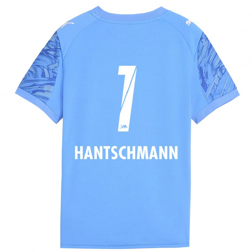 Danxen Mænd Franz Hantschmann #1 Kongeb Blå Rød Målmandstrøje 2025/26 Trøje T-shirt