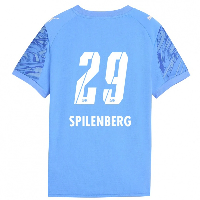 Danxen Mænd Maja Spilenberg #29 Kongeb Blå Rød Målmandstrøje 2025/26 Trøje T-shirt