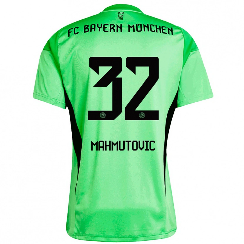 Danxen Mænd Ena Mahmutovic #32 Mellem Forårsgrøn Målmandstrøje 2025/26 Trøje T-shirt