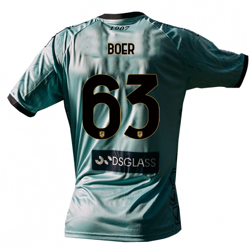 Danxen Mænd Pietro Boer #63 Lys Blå Hvid Målmandstrøje 2025/26 Trøje T-shirt