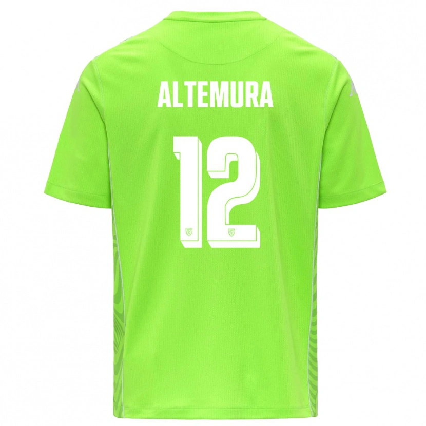 Danxen Mænd Tommaso Altemura #12 Plæne Grøn Hvid Målmandstrøje 2025/26 Trøje T-shirt