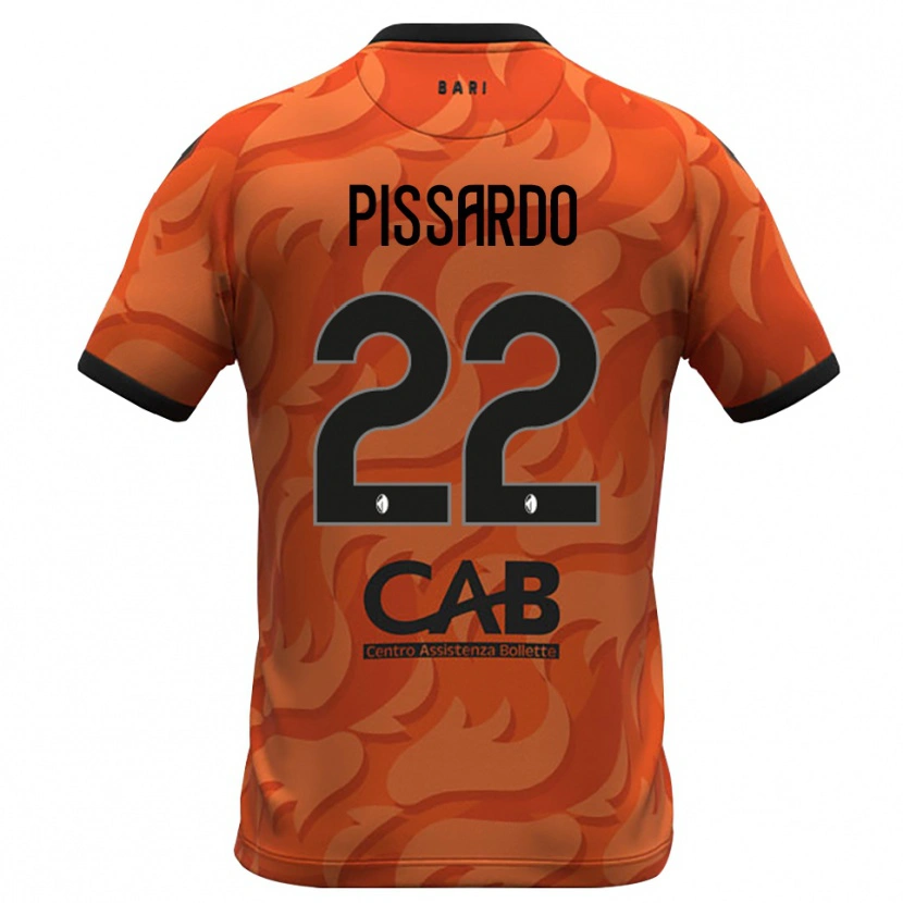 Danxen Mænd Marco Pissardo #22 Mørk Orange Sort Målmandstrøje 2025/26 Trøje T-shirt