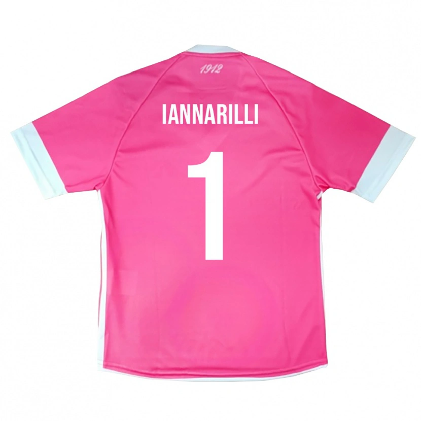 Danxen Mænd Antony Iannarilli #1 Hot Pink Hvid Målmandstrøje 2025/26 Trøje T-shirt