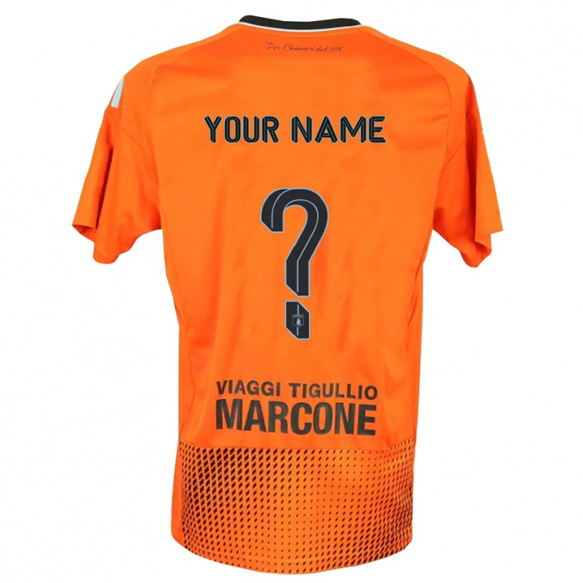 Danxen Mænd Virtus Entella Mørk Orange Blå Målmandstrøje 2025/26 Trøje T-shirt