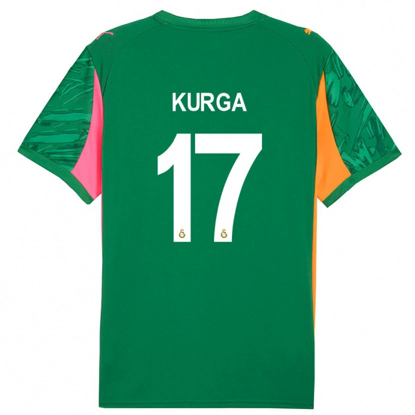 Danxen Mænd Handan Kurğa #17 Grøn Orange Pink Målmandstrøje 2025/26 Trøje T-shirt