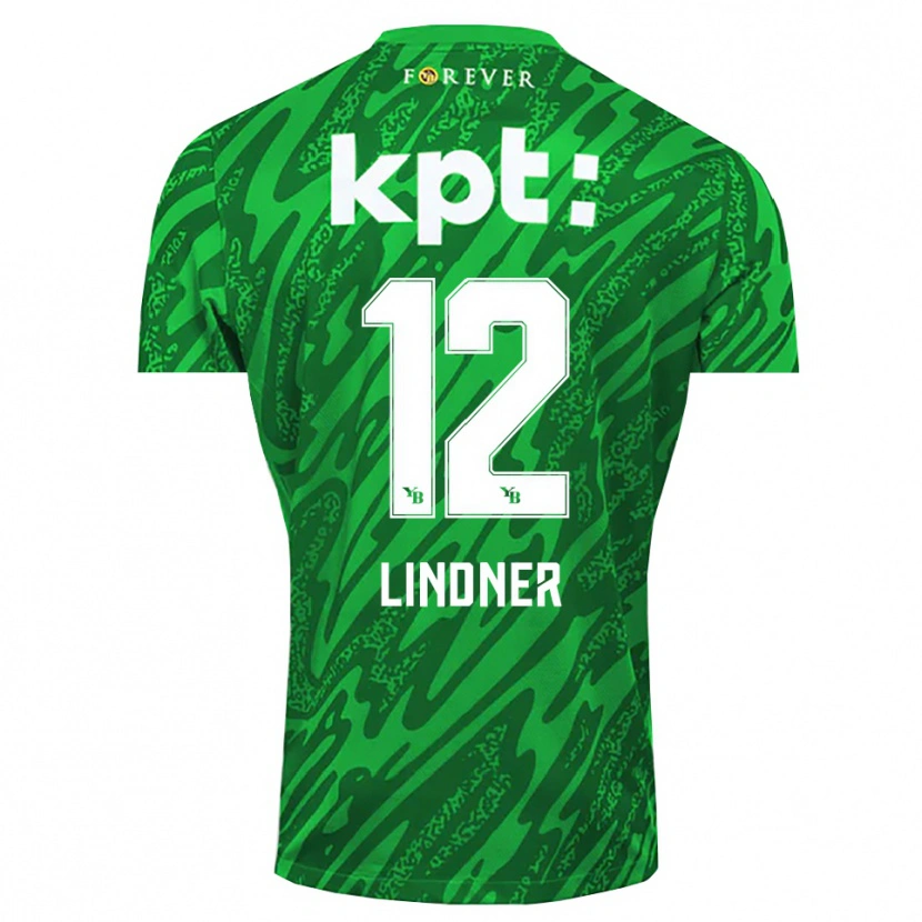 Danxen Mænd Heinz Lindner #12 Grøn Hvid Målmandstrøje 2025/26 Trøje T-shirt