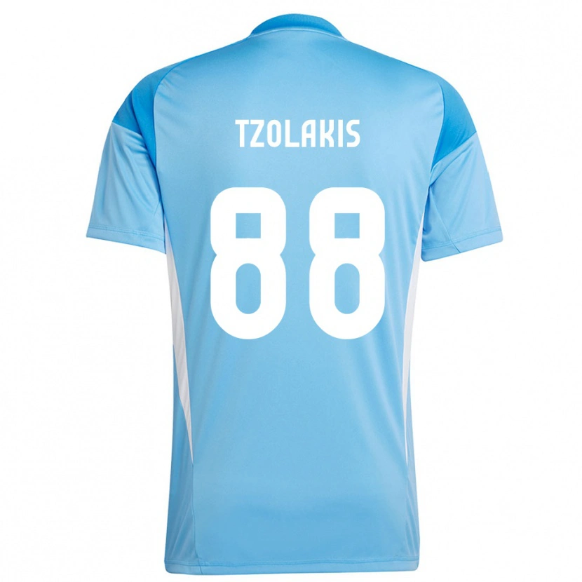 Danxen Mænd Konstantinos Tzolakis #88 Dybe Himmel Blå Målmandstrøje 2025/26 Trøje T-shirt