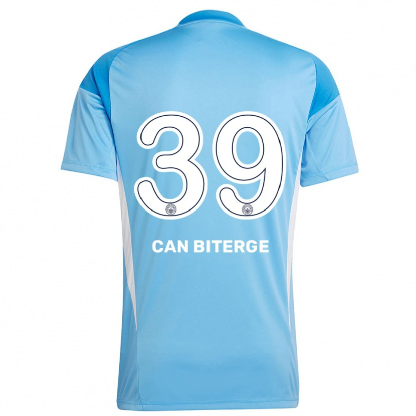 Danxen Mænd Engin Can Biterge #39 Kongelig Blå Hvid Målmandstrøje 2025/26 Trøje T-shirt