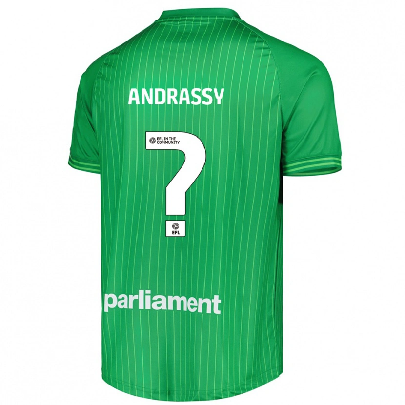 Danxen Mænd Oliver Andrassy #0 Limegrøn Målmandstrøje 2025/26 Trøje T-shirt