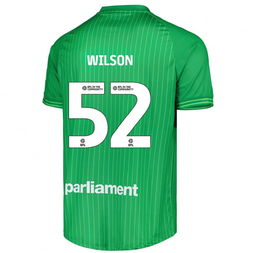Danxen Mænd Aston Wilson #52 Limegrøn Målmandstrøje 2025/26 Trøje T-shirt