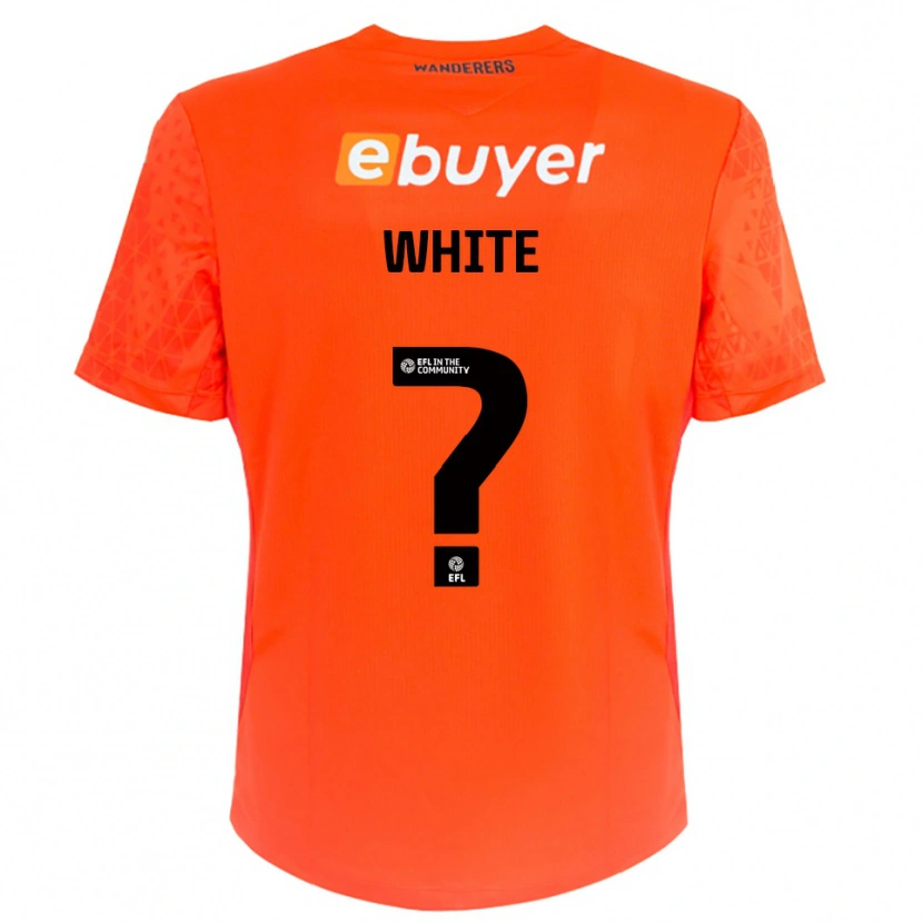 Danxen Mænd Annabelle White #0 Appelsin Sort Målmandstrøje 2025/26 Trøje T-shirt
