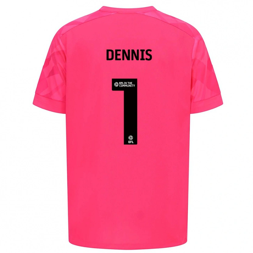 Danxen Mænd Jake Dennis #1 Rose Pink Målmandstrøje 2025/26 Trøje T-shirt