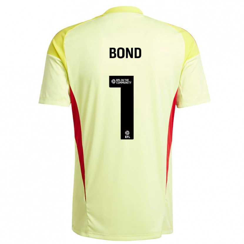 Danxen Mænd Abbi Bond #1 Lysegul Målmandstrøje 2025/26 Trøje T-shirt