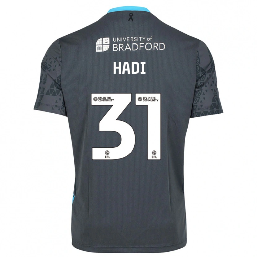 Danxen Mænd Zac Hadi #31 Sort Grå Målmandstrøje 2025/26 Trøje T-shirt