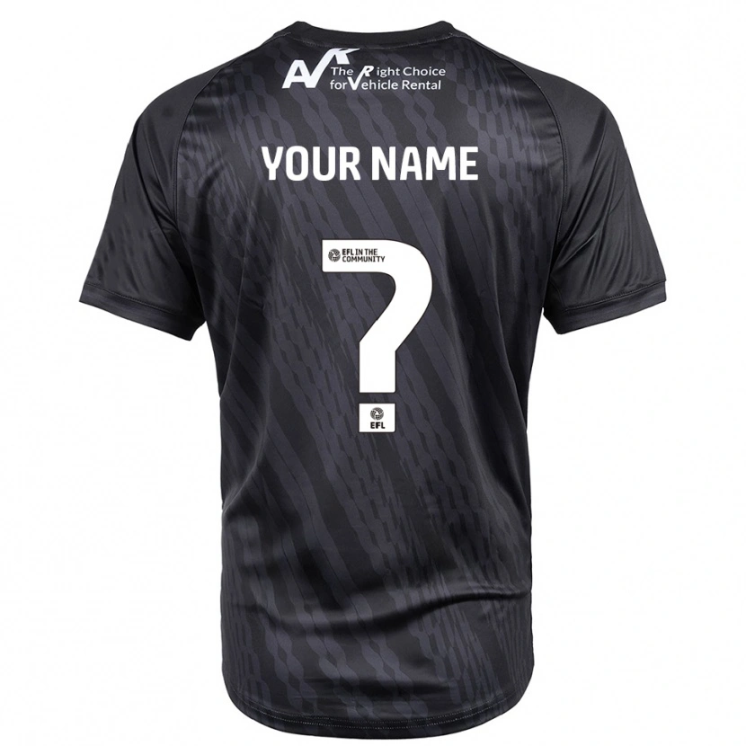 Danxen Mænd Shrewsbury Town Sort Hvid Målmandstrøje 2025/26 Trøje T-shirt