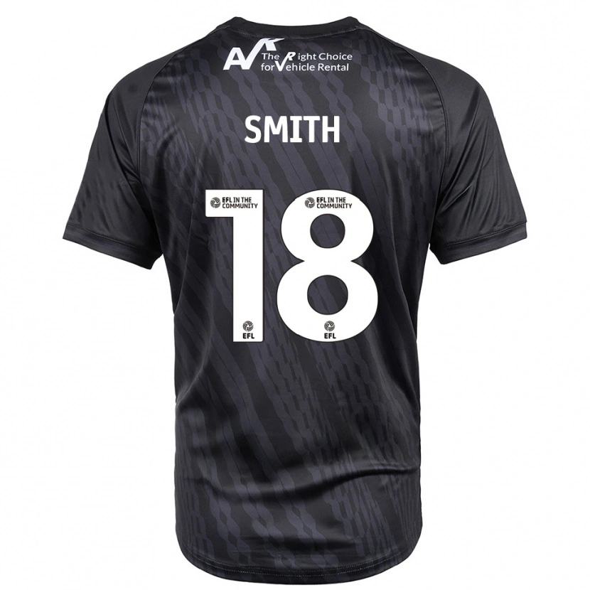 Danxen Mænd Katy Smith #18 Sort Hvid Målmandstrøje 2025/26 Trøje T-shirt