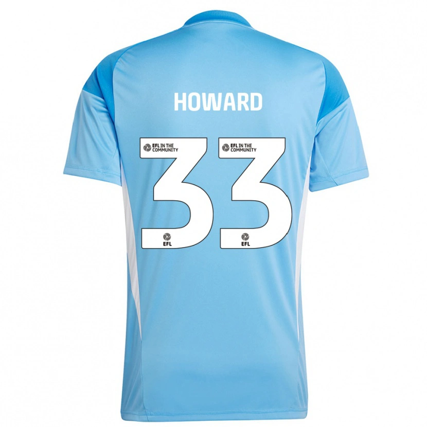 Danxen Mænd Mark Howard #33 Himmelblå Målmandstrøje 2025/26 Trøje T-shirt
