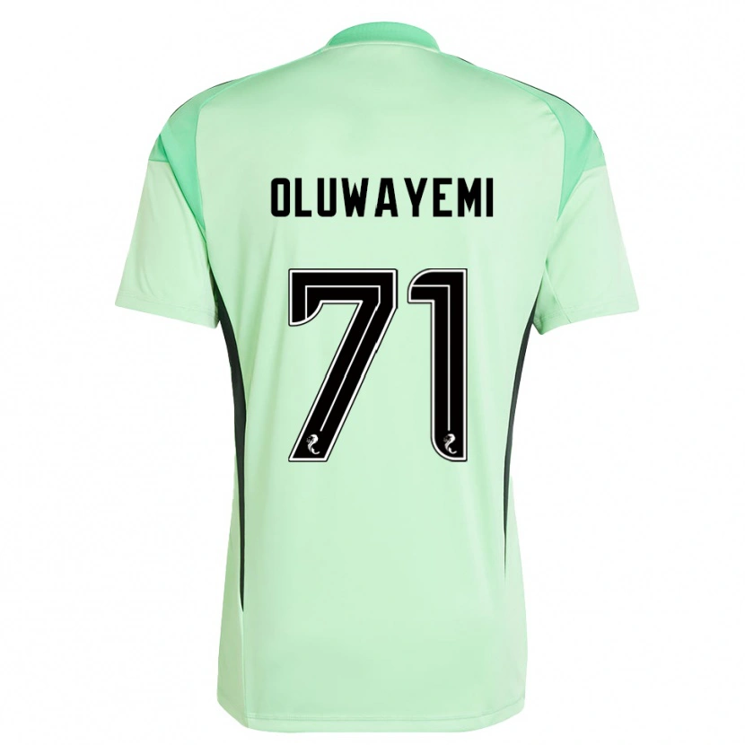 Danxen Mænd Tobi Oluwayemi #71 Lys Grøn Sort Målmandstrøje 2025/26 Trøje T-shirt