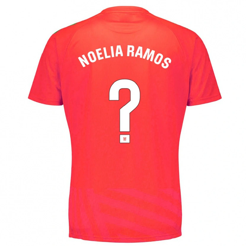 Danxen Mænd Noelia Ramos Álvarez #0 Rød Hvid Målmandstrøje 2025/26 Trøje T-shirt