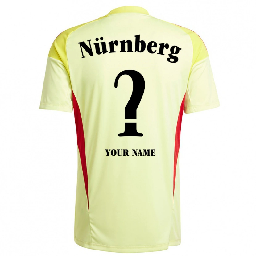 Danxen Mænd 1. FC Nürnberg Gul Sort Målmandstrøje 2025/26 Trøje T-shirt