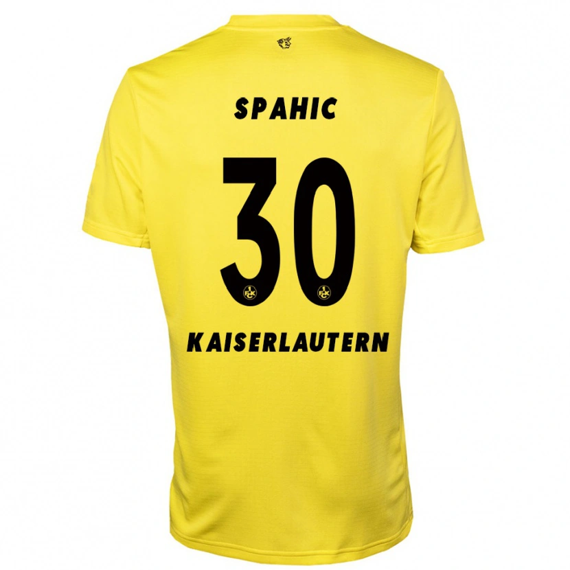 Danxen Mænd Avdo Spahic #30 Gul Sort Målmandstrøje 2025/26 Trøje T-shirt