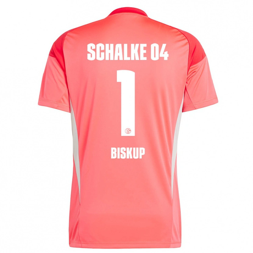 Danxen Mænd Marcell Biskup #1 Koralrød Målmandstrøje 2025/26 Trøje T-shirt
