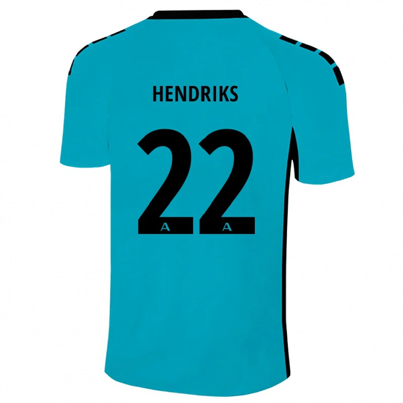 Danxen Mænd Tom Hendriks #22 Cyan Målmandstrøje 2025/26 Trøje T-shirt