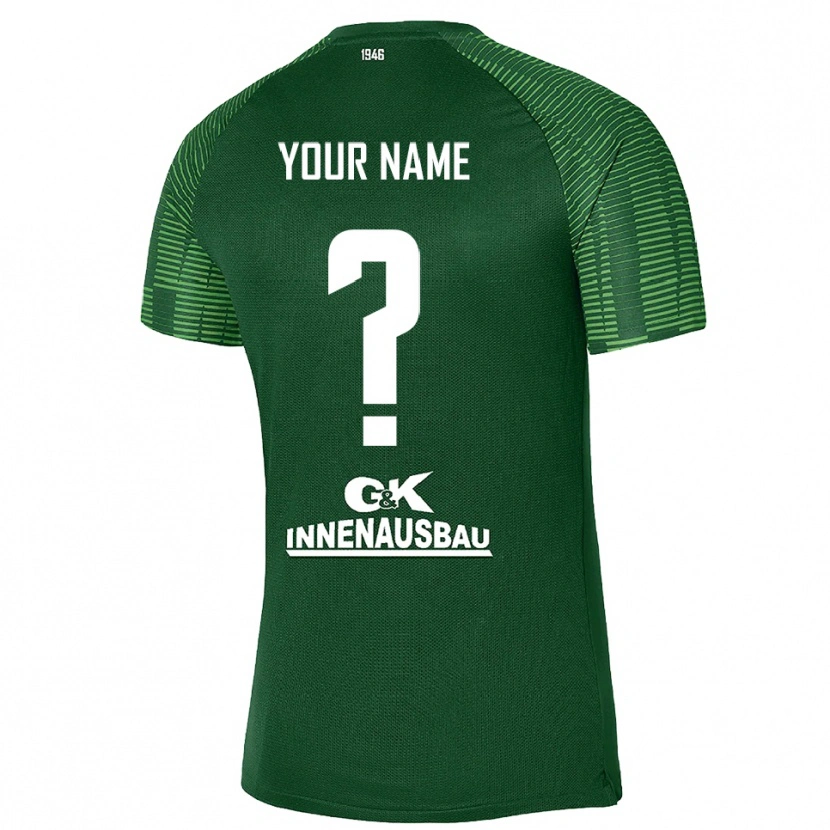 Danxen Mænd Erzgebirge Aue Dybe Grøn Sort Målmandstrøje 2025/26 Trøje T-shirt