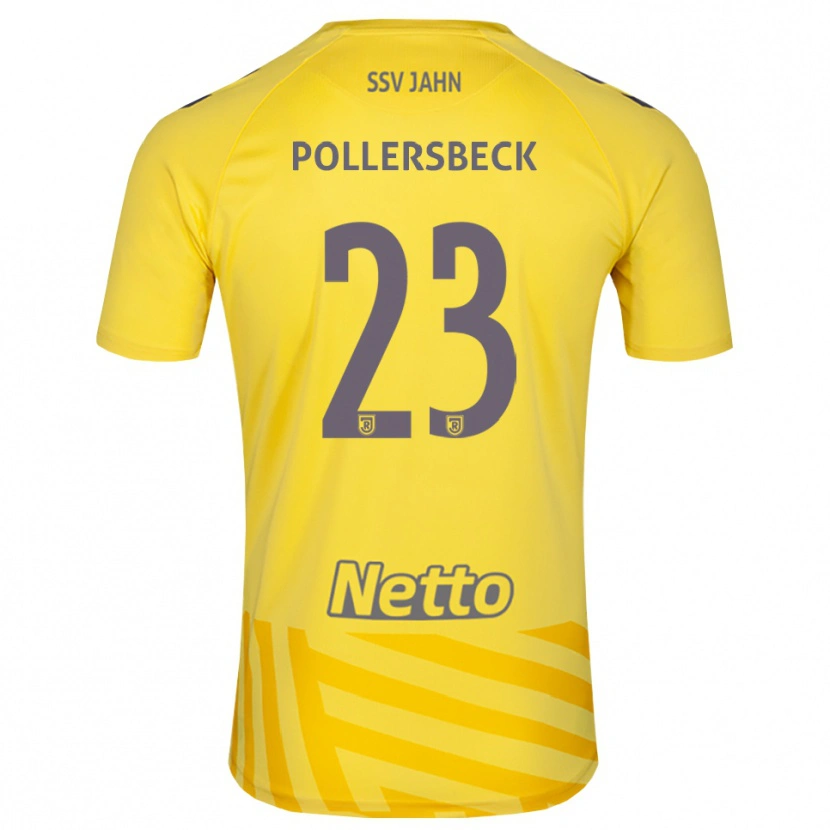 Danxen Mænd Julian Pollersbeck #23 Gul Grå Målmandstrøje 2025/26 Trøje T-shirt