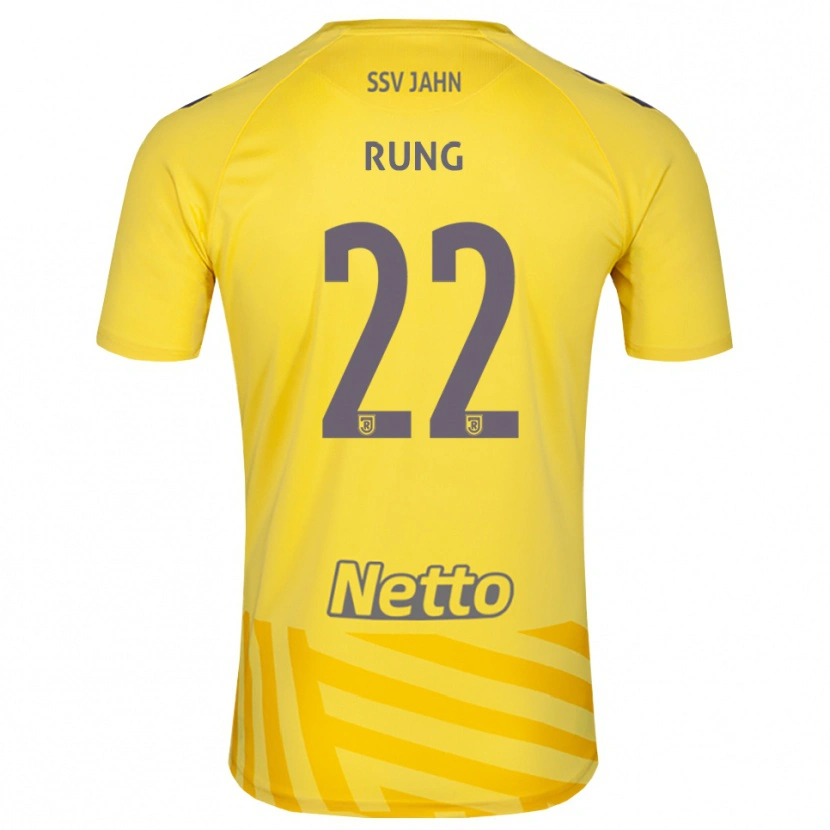Danxen Mænd Julian Rung #22 Gul Grå Målmandstrøje 2025/26 Trøje T-shirt
