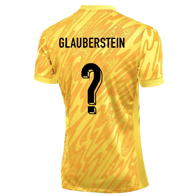 Danxen Mænd Jonas Glauberstein #0 Gul Orange Målmandstrøje 2025/26 Trøje T-shirt