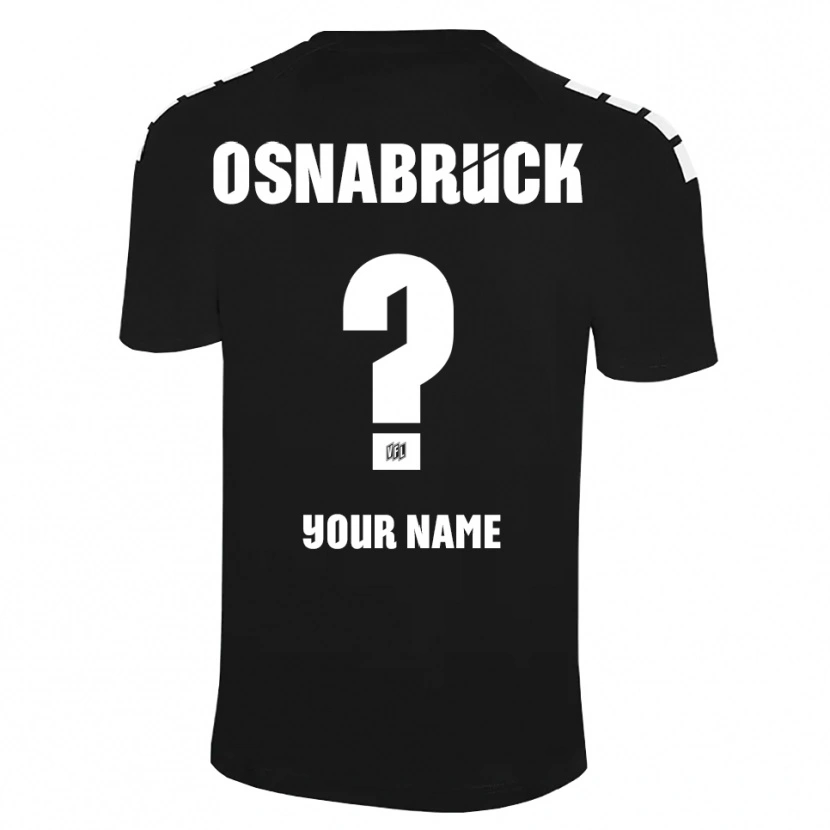 Danxen Mænd VfL Osnabrück Sort Hvid Målmandstrøje 2025/26 Trøje T-shirt