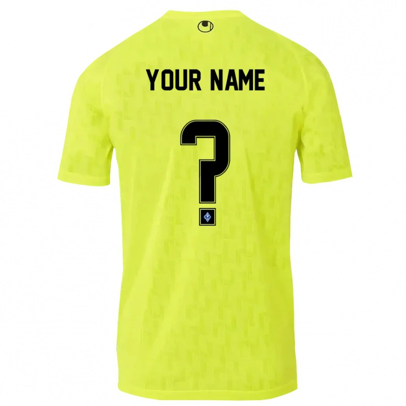 Danxen Mænd SV Waldhof Mannheim Gul Sort Målmandstrøje 2025/26 Trøje T-shirt