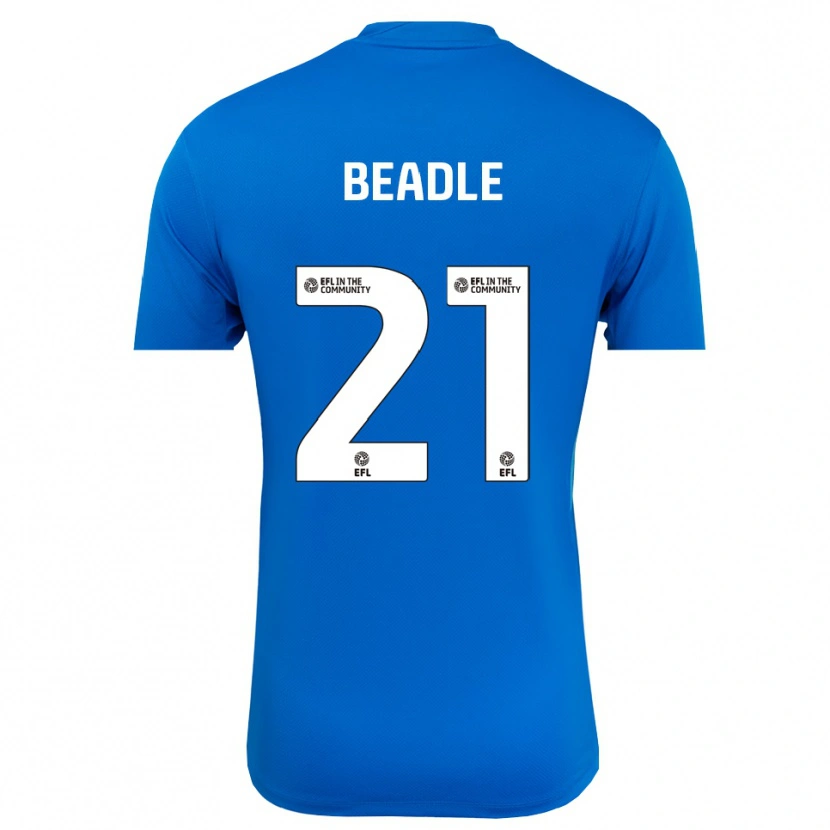 Danxen Mænd Ryan Allsop #21 Blå Hvid Målmandstrøje 2025/26 Trøje T-shirt