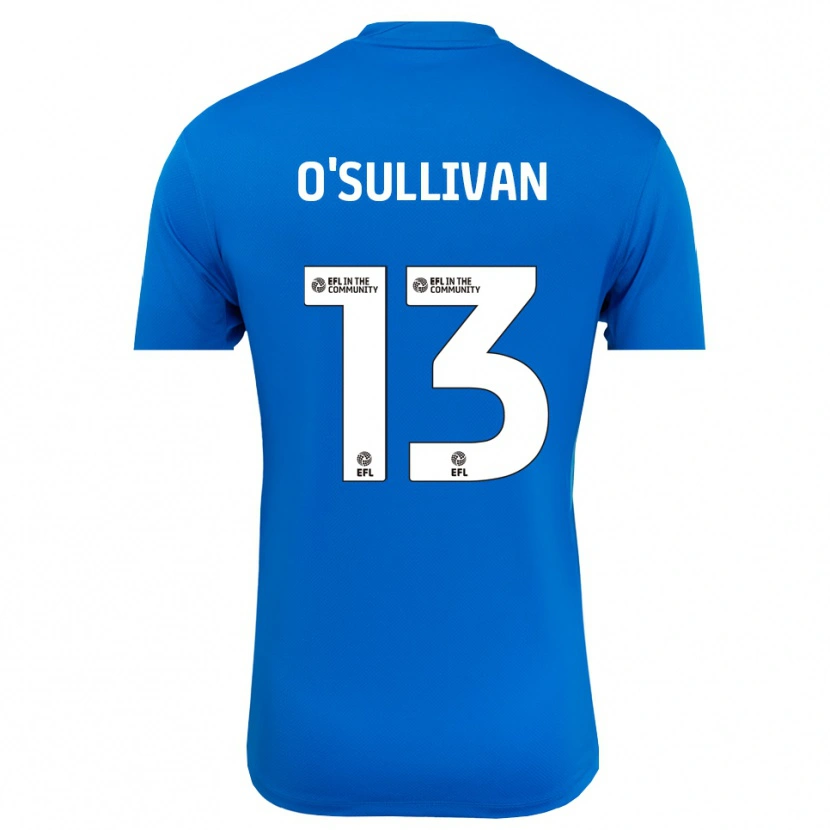 Danxen Mænd William O'Sullivan #13 Blå Hvid Målmandstrøje 2025/26 Trøje T-shirt