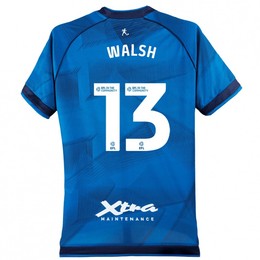 Danxen Mænd Joe Walsh #13 Blå Hvid Målmandstrøje 2025/26 Trøje T-shirt