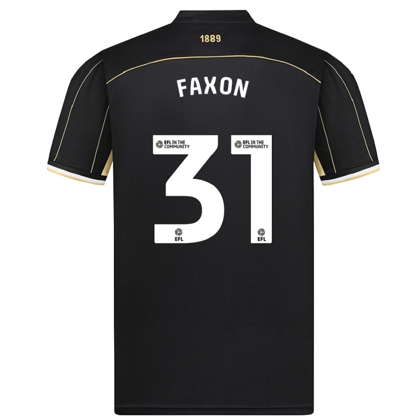 Danxen Mænd Luke Faxon #31 Sort Brun Målmandstrøje 2025/26 Trøje T-shirt